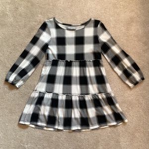 EUC Old Navy Plaid Tiered Dress